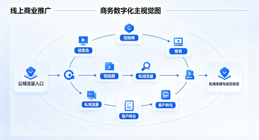 白沙黎族自治县线上商业推广怎么做？全域流量闭环搭建与低成本转化实战指南